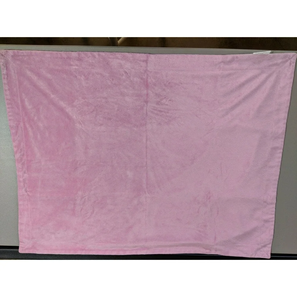 Baby Blanket Mommy Loves Me Giraffes Pink Off White SL‎ Home Fashions Inc